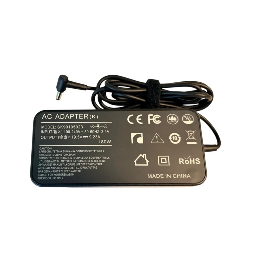 Unbranded AC Adapter SK90195923 Unisex OS Black Excellent 180W 19.5V 9.23A Charg